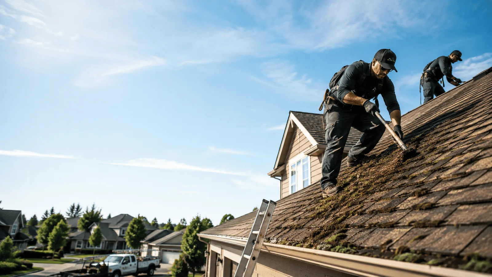 Roof Moss Removal in Pilot Mound, IA near me